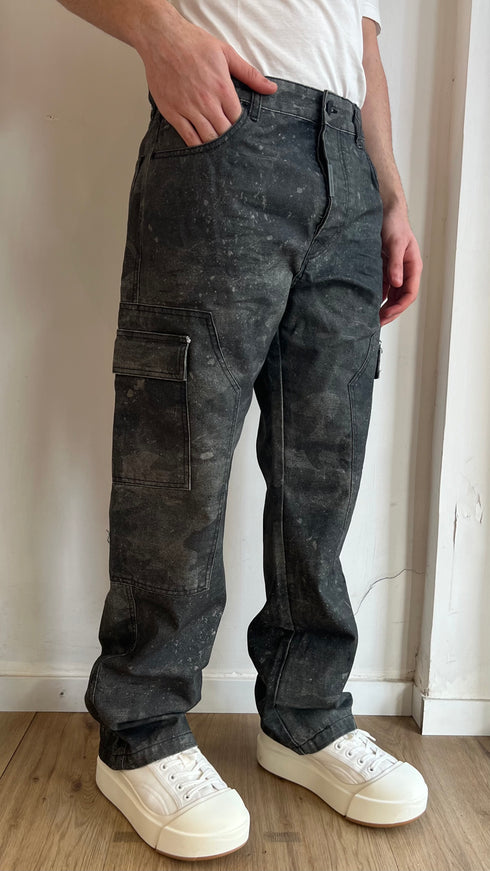 JEANS CON TASCONI CAMOUFLAGE