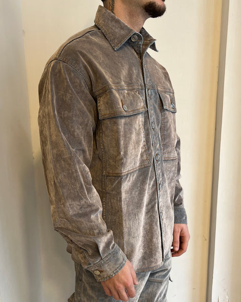 CAMICIA DA COORDINATO DO NOT CONFORM VELLUTO DENIM