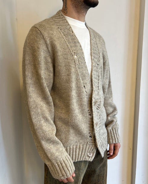 CARDIGAN OVERSIZE CON ROTTURE