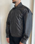 GIACCA IN PELLE OVER