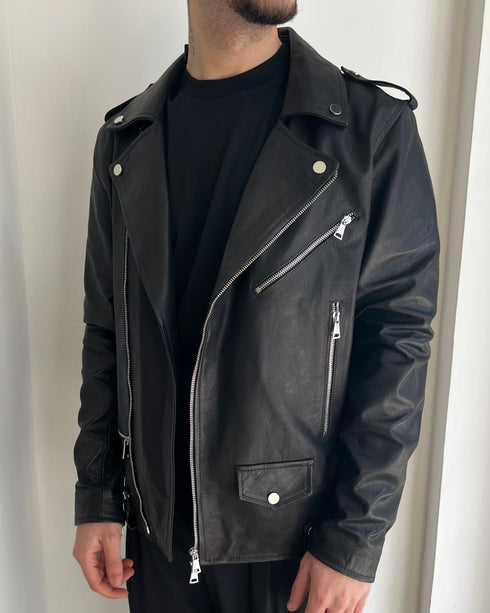 GIACCA CHIODO IN PELLE