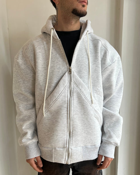 FELPA CON ZIP DO NOT CONFORM