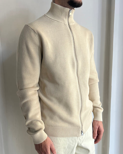 CARDIGAN CON ZIP SELECTED HOMME