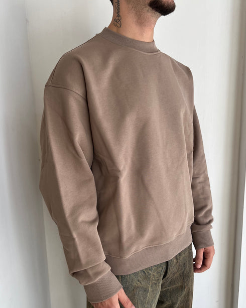 FELPA GIROCOLLO OVER SIZE