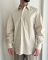 CAMICIA OVERSIZE IN COTONE - BEIGE