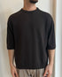 T-SHIRT IN FILO CROPPED - MORO