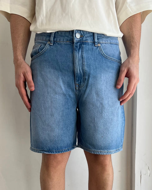 BERMUDA DENIM LOOSE SELCTED HOMME
