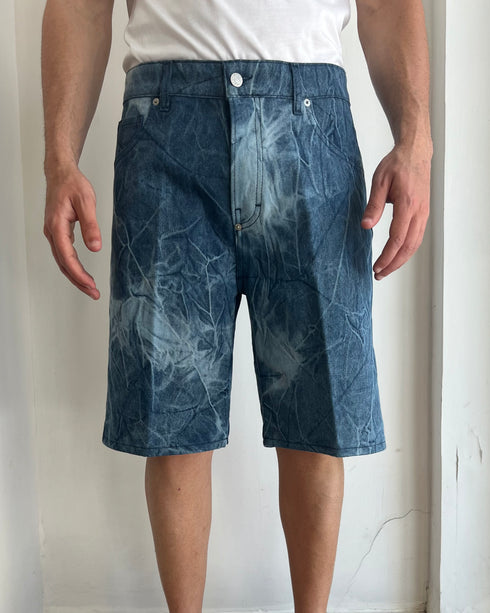 BERMUDA IN DENIM CON TEXTURE