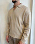 POLO DERBY MANICA LUNGA IN FILO - BEIGE