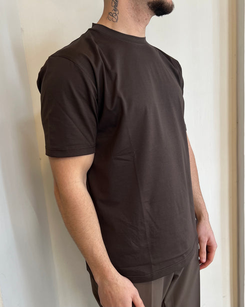 T-SHIRT IN TESSUTO DI SCOZIA