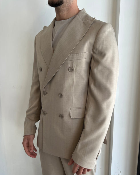 ABITO DOPPIOPETTO BEIGE