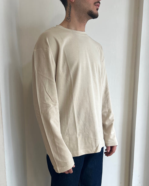 T-SHIRT CROPPED MANICA LUNGA