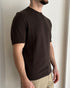 T-SHIRT IN FILO SELECTED HOMME - MORO