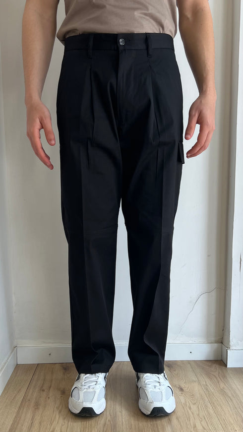 PANTALONE CARGO IN GAMBARDINA