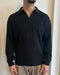 POLO DERBY MANICA LUNGA IN FILO - NERO