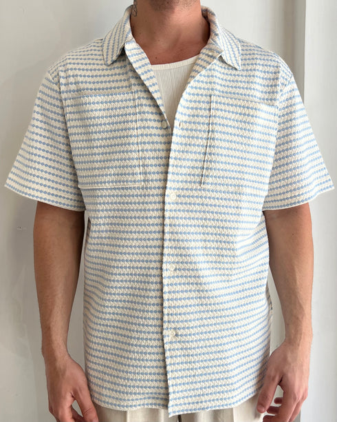 CAMICIA MEZZA MANICA OVER SELECTED HOMME
