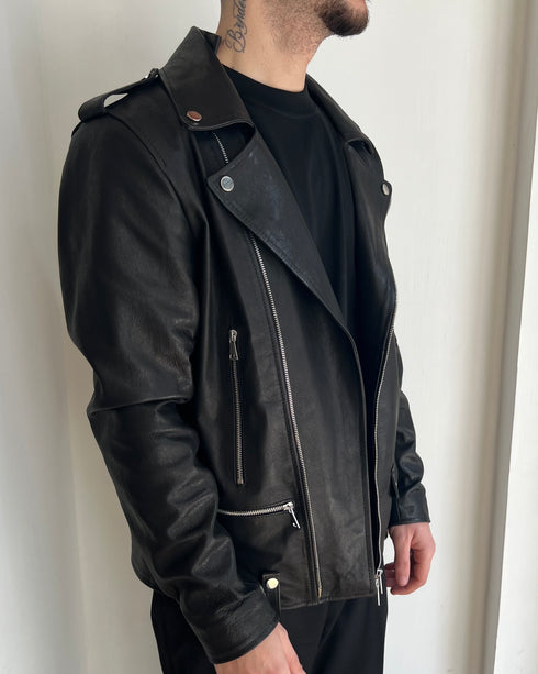 GIACCA CHIODO IN PELLE