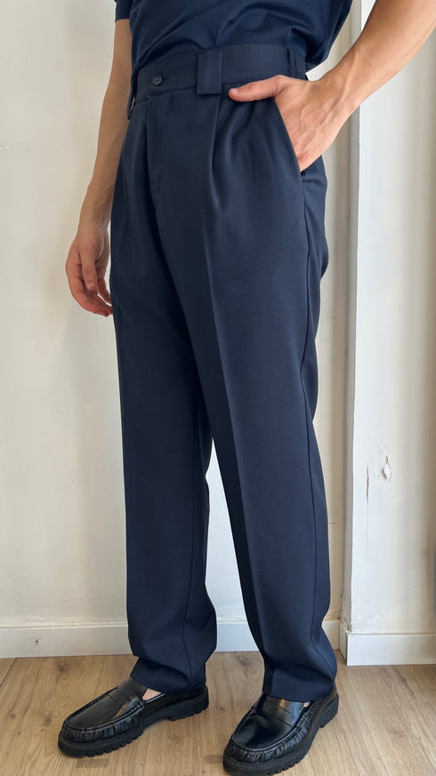 PANTALONE LOOSE BLU