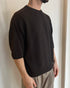 T-SHIRT IN FILO CROPPED - MORO
