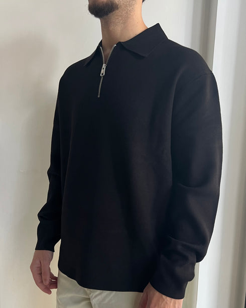 MAGLIONE POLO ZIP SELECTED HOMME