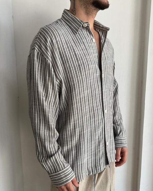 CAMICIA IN LINO OVER I’M BRIAN