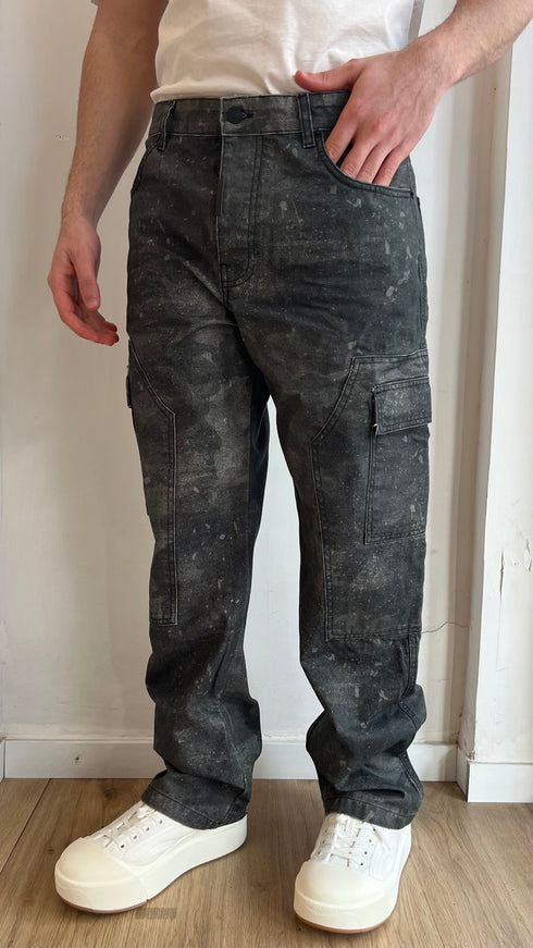 JEANS CON TASCONI CAMOUFLAGE