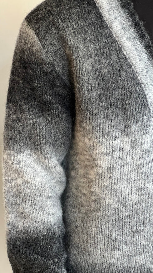 CARDIGAN IN LANA TIE DYE