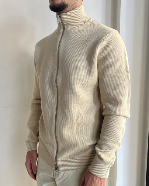 CARDIGAN CON ZIP SELECTED HOMME