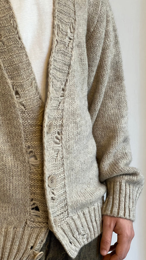 CARDIGAN OVERSIZE CON ROTTURE