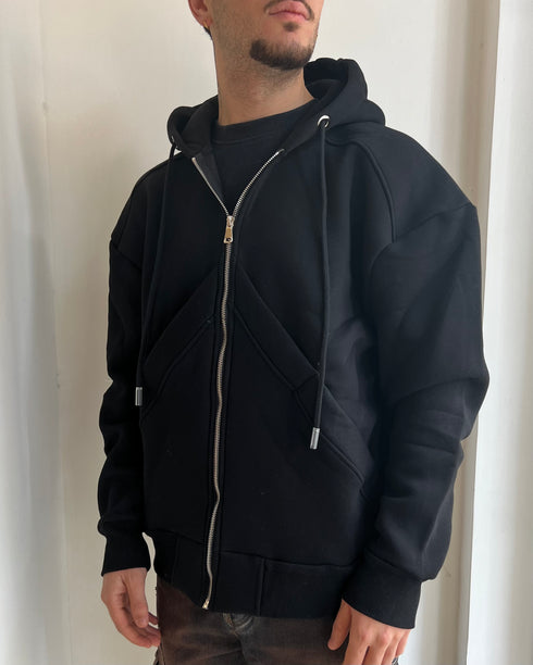 FELPA CON ZIP DO NOT CONFORM