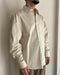 CAMICIA OVERSIZE IN COTONE - BEIGE