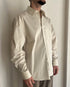 CAMICIA OVERSIZE IN COTONE - BEIGE