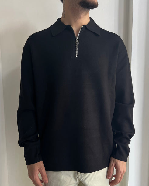 MAGLIONE POLO ZIP SELECTED HOMME