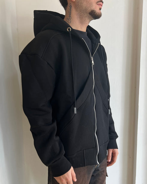 FELPA CON ZIP DO NOT CONFORM