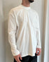 T-SHIRT MANICA LUNGA CON STAMPA - BIANCA