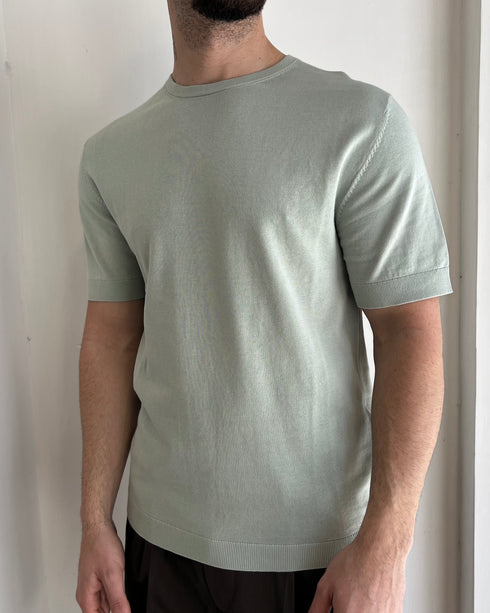 T-SHIRT IN FILO SELECTED HOMME - SALVIA