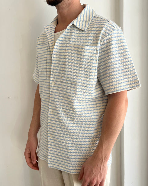 CAMICIA MEZZA MANICA OVER SELECTED HOMME