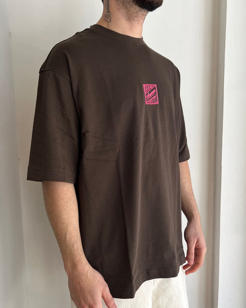 T-SHIRT BOXY SELCTED HOMME X HOTEL AMOUR