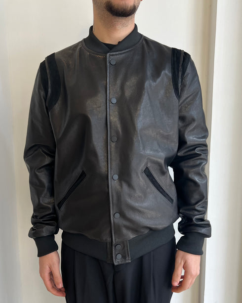 GIACCA COLLEGE IN PELLE