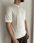 T-SHIRT IN FILO SELECTED HOMME - BIANCO