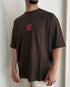 T-SHIRT BOXY SELCTED HOMME X HOTEL AMOUR