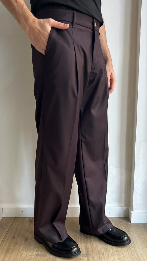 PANTALONE FONDO AMPIO MORO