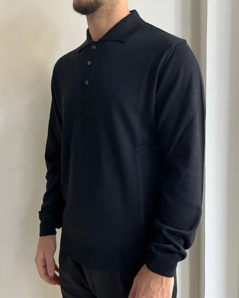 POLO IN FILO NERA