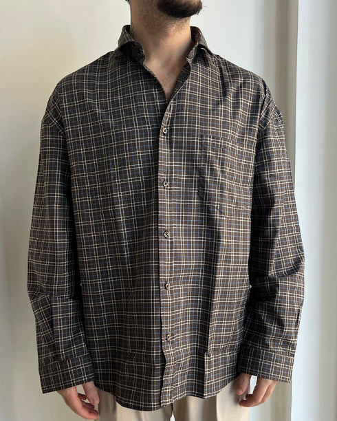 CAMICIA OVER CHECK QUADRI