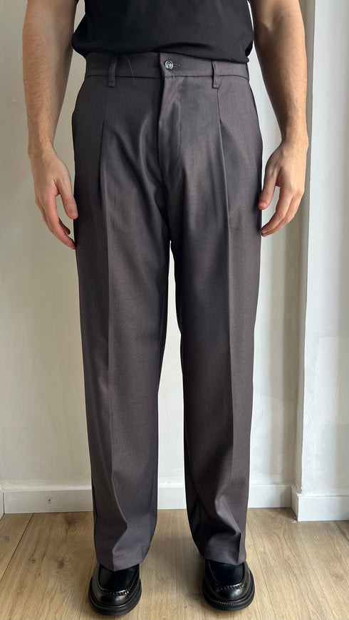PANTALONE FONDO AMPIO GRIGIO