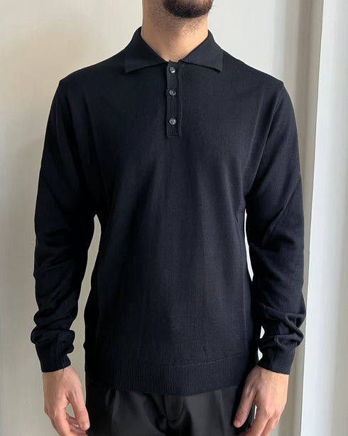 POLO IN FILO NERA