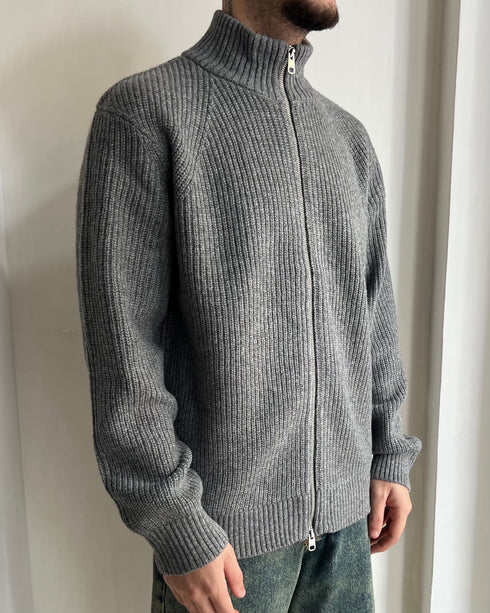 CARDIGAN CON ZIP SELECTED HOMME
