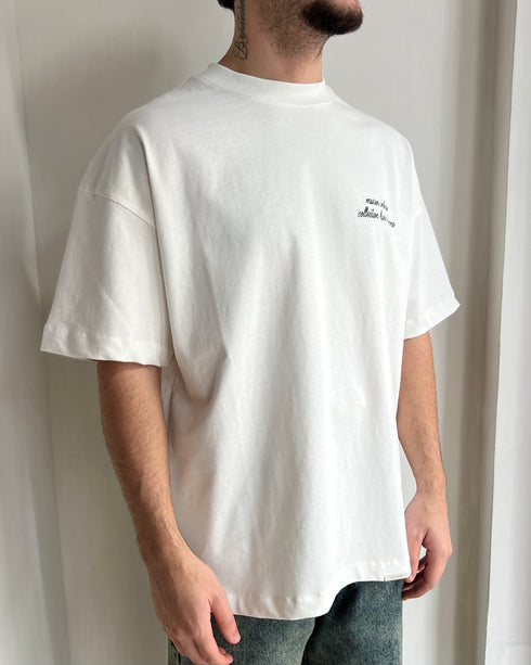 T-SHIRT OVER CON STAMPA