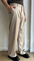 PANTALONE FONDO AMPIO BEIGE